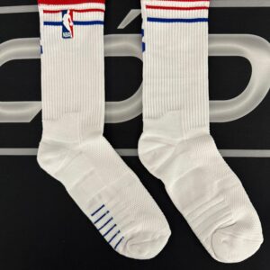 Medias Elite Lineas - Blanco, Azul y Rojo